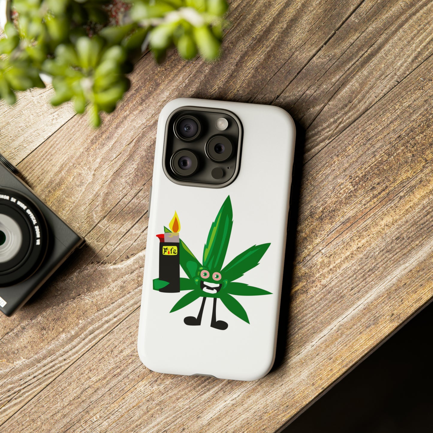 Weedy Boi Cannabis Cell Phone Case -- Rough and Tough Cover