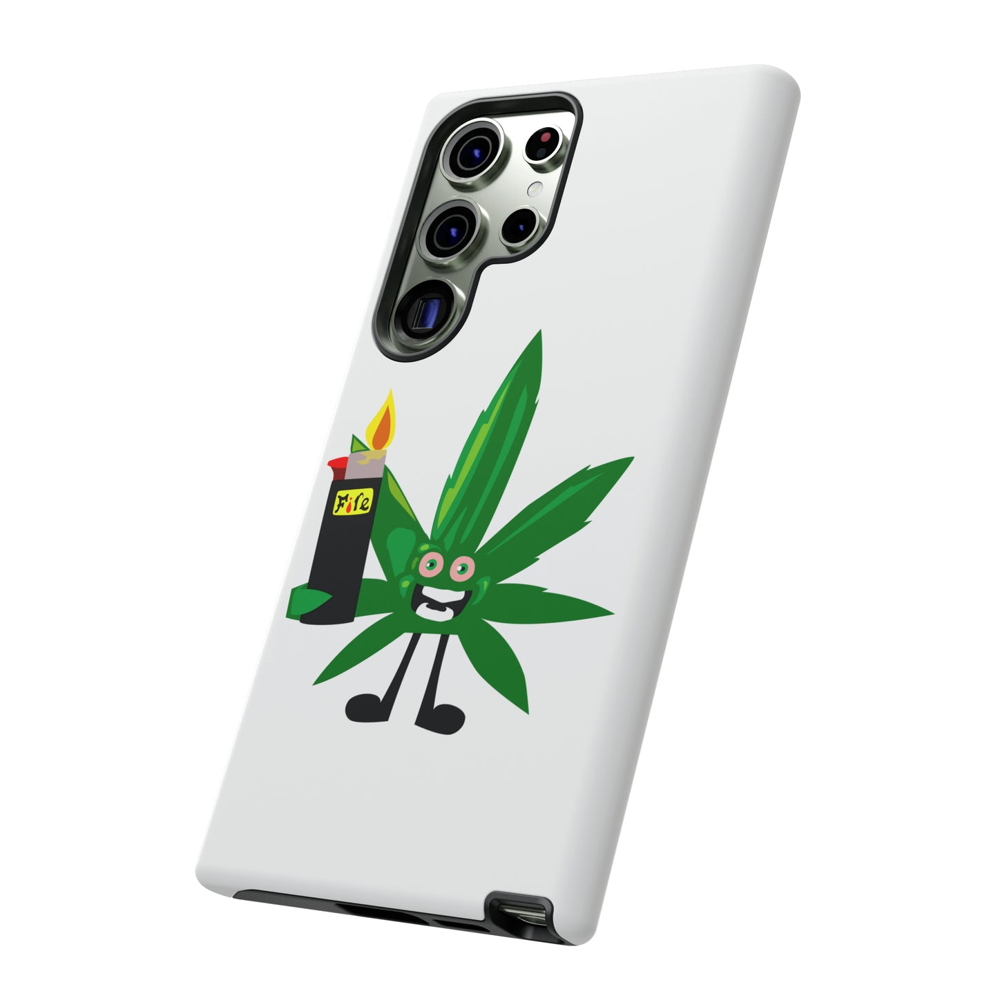 Weedy Boi Cannabis Cell Phone Case -- Rough and Tough Cover