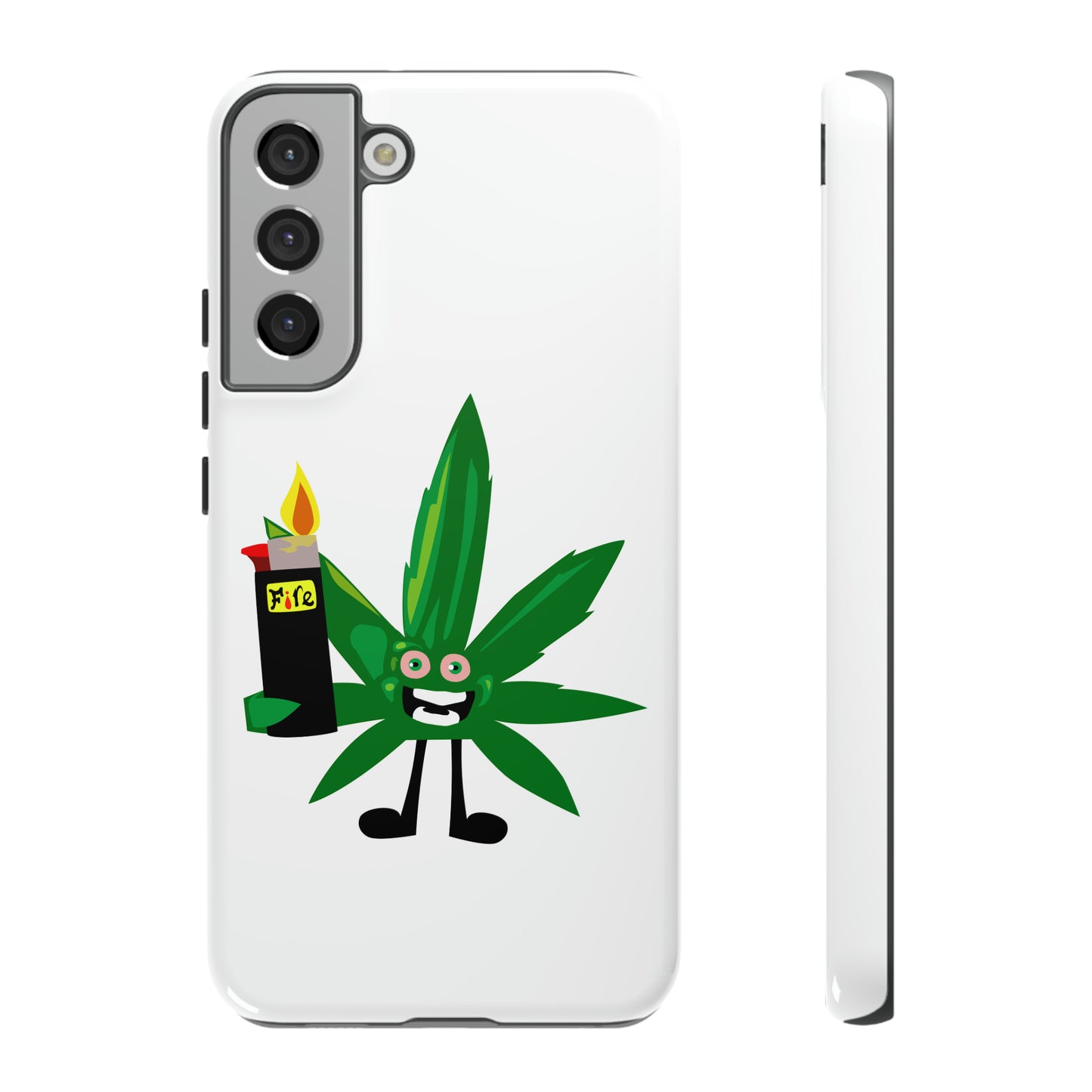 Weedy Boi Cannabis Cell Phone Case -- Rough and Tough Cover