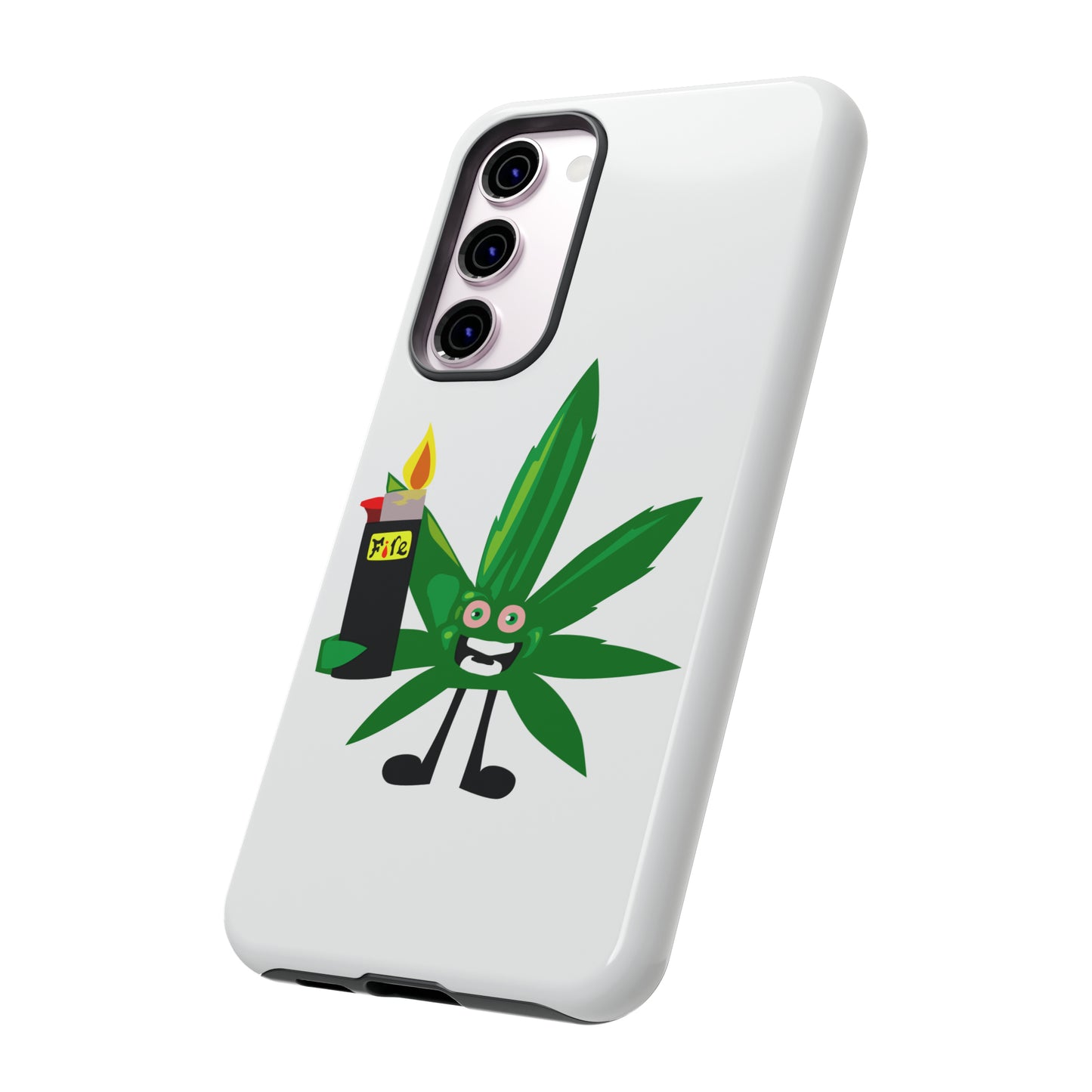 Weedy Boi Cannabis Cell Phone Case -- Rough and Tough Cover