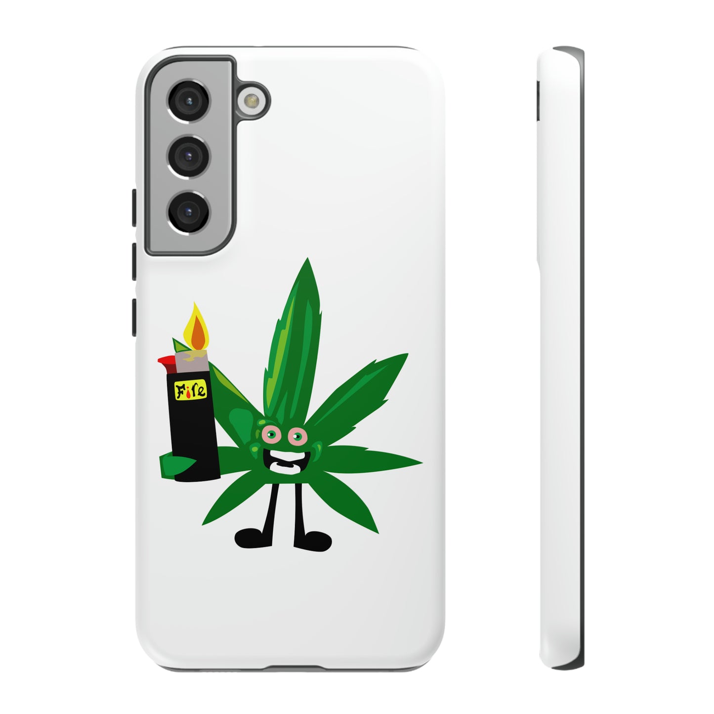 Weedy Boi Cannabis Cell Phone Case -- Rough and Tough Cover