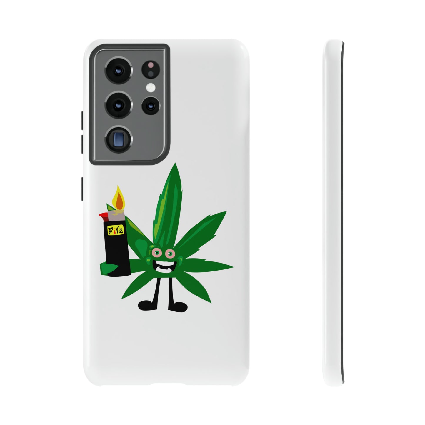 Weedy Boi Cannabis Cell Phone Case -- Rough and Tough Cover