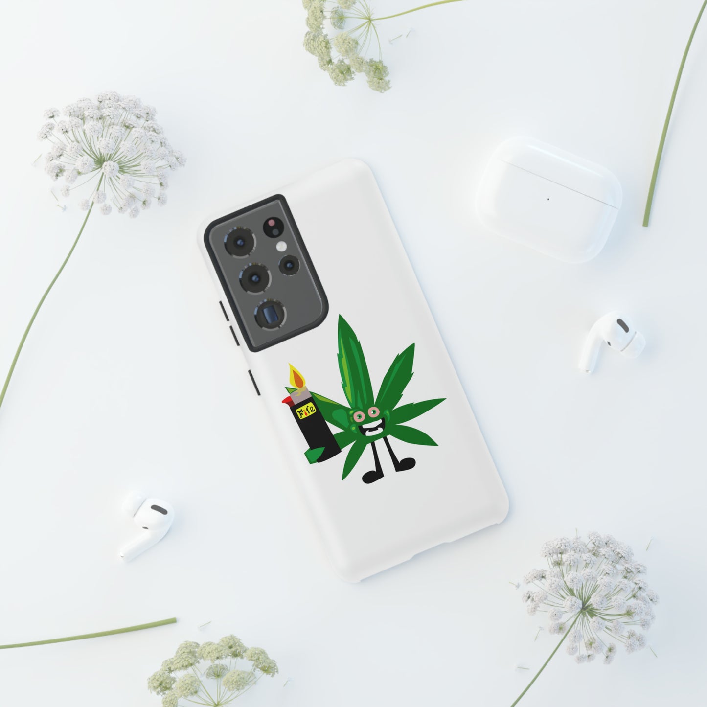 Weedy Boi Cannabis Cell Phone Case -- Rough and Tough Cover