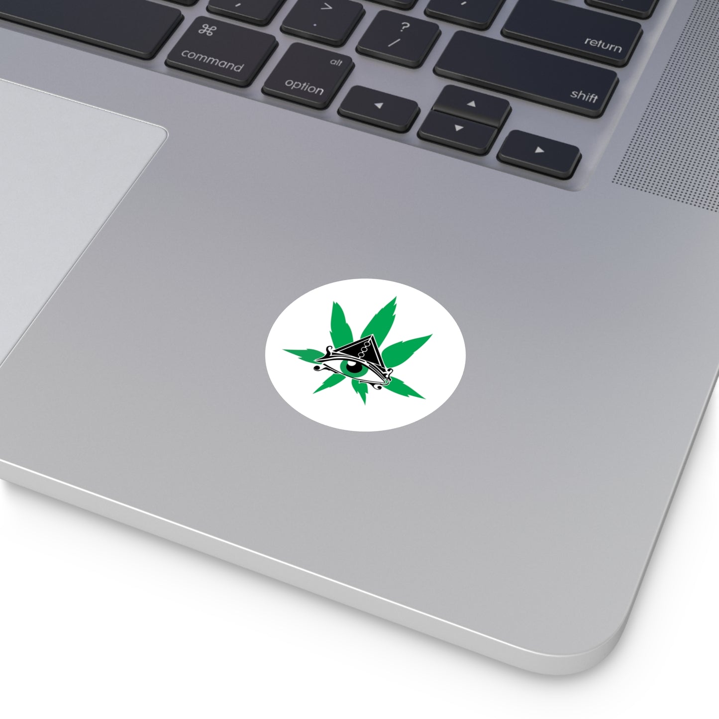 The Eye of Ra Third Eye Cannabis Leaf Indoor/Outdoor Sticker