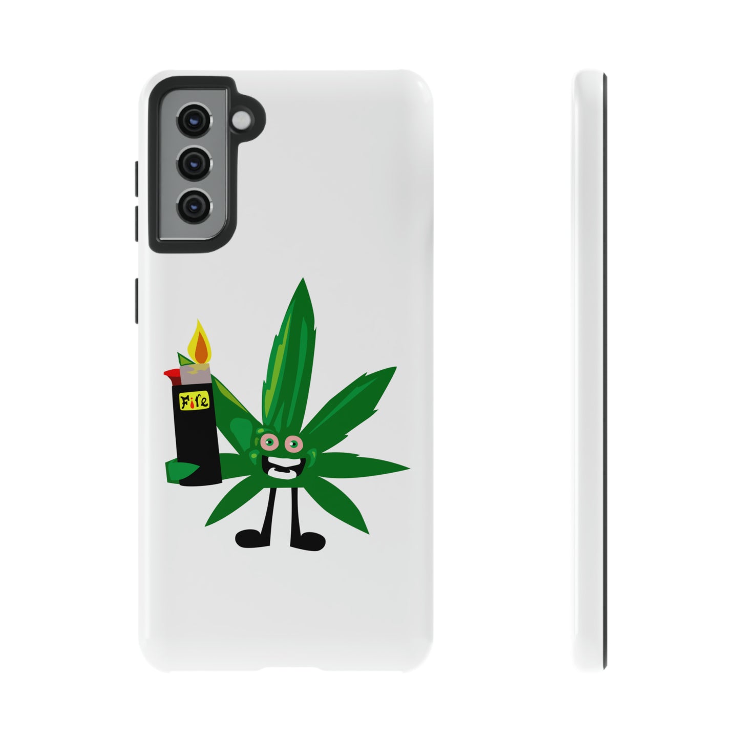 Weedy Boi Cannabis Cell Phone Case -- Rough and Tough Cover