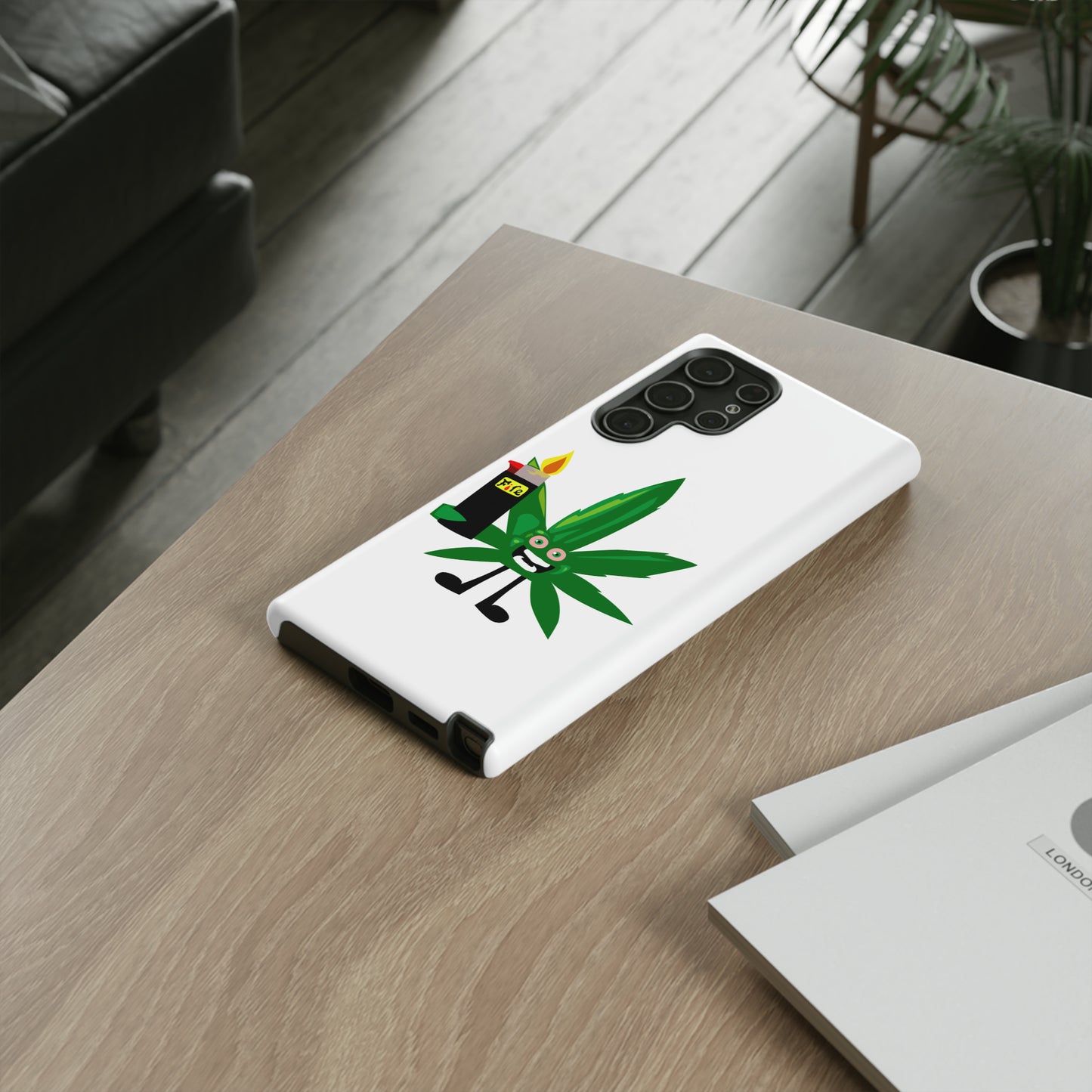 Weedy Boi Cannabis Cell Phone Case -- Rough and Tough Cover