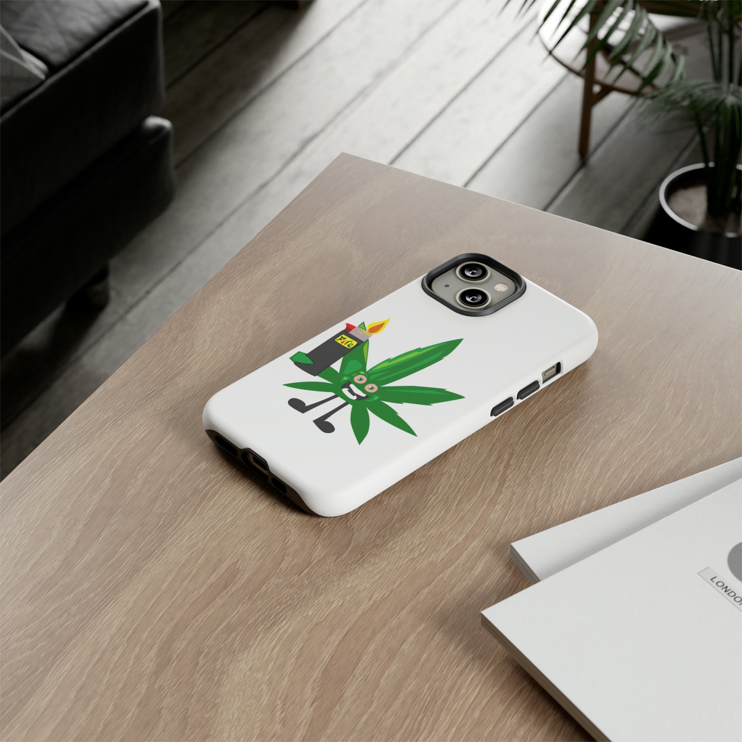 Weedy Boi Cannabis Cell Phone Case -- Rough and Tough Cover