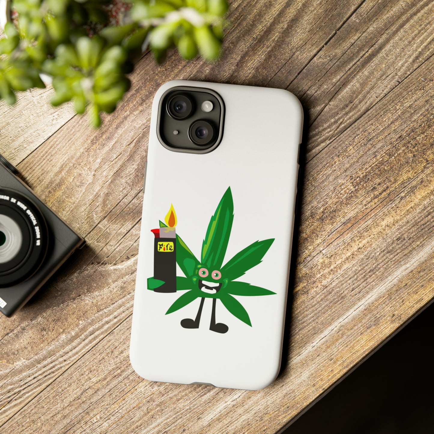 Weedy Boi Cannabis Cell Phone Case -- Rough and Tough Cover