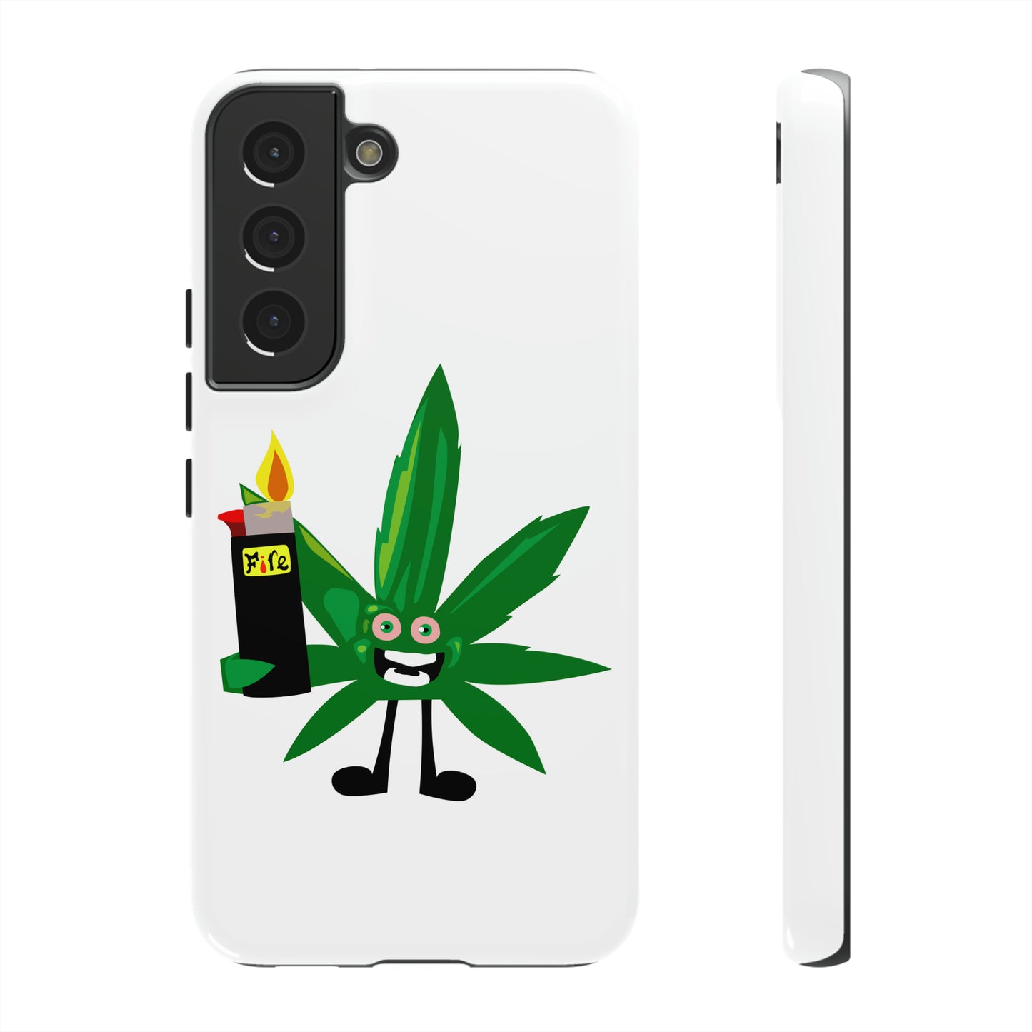 Weedy Boi Cannabis Cell Phone Case -- Rough and Tough Cover