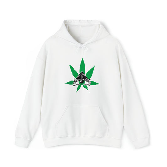 Eye of Bruh (Ra) Hoodie Heavyweight Sweatshirt Cannabis Third Eye