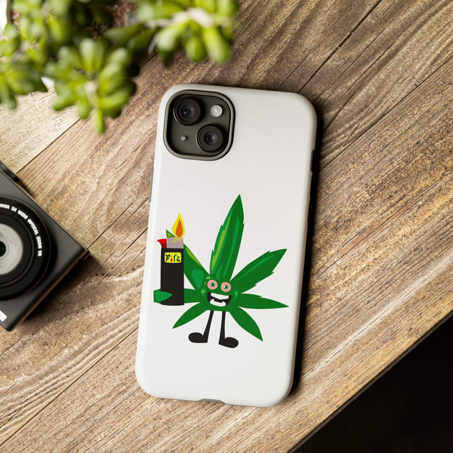 Weedy Boi Cannabis Cell Phone Case -- Rough and Tough Cover