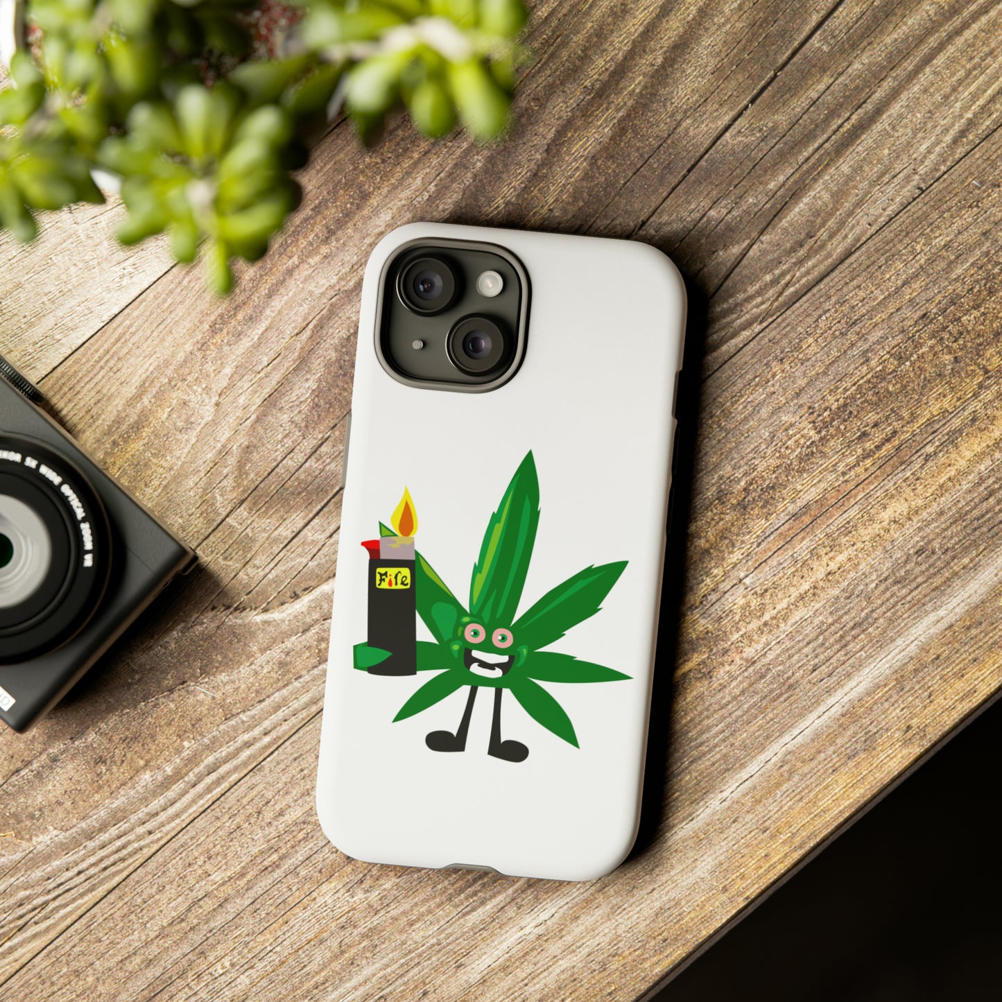 Weedy Boi Cannabis Cell Phone Case -- Rough and Tough Cover