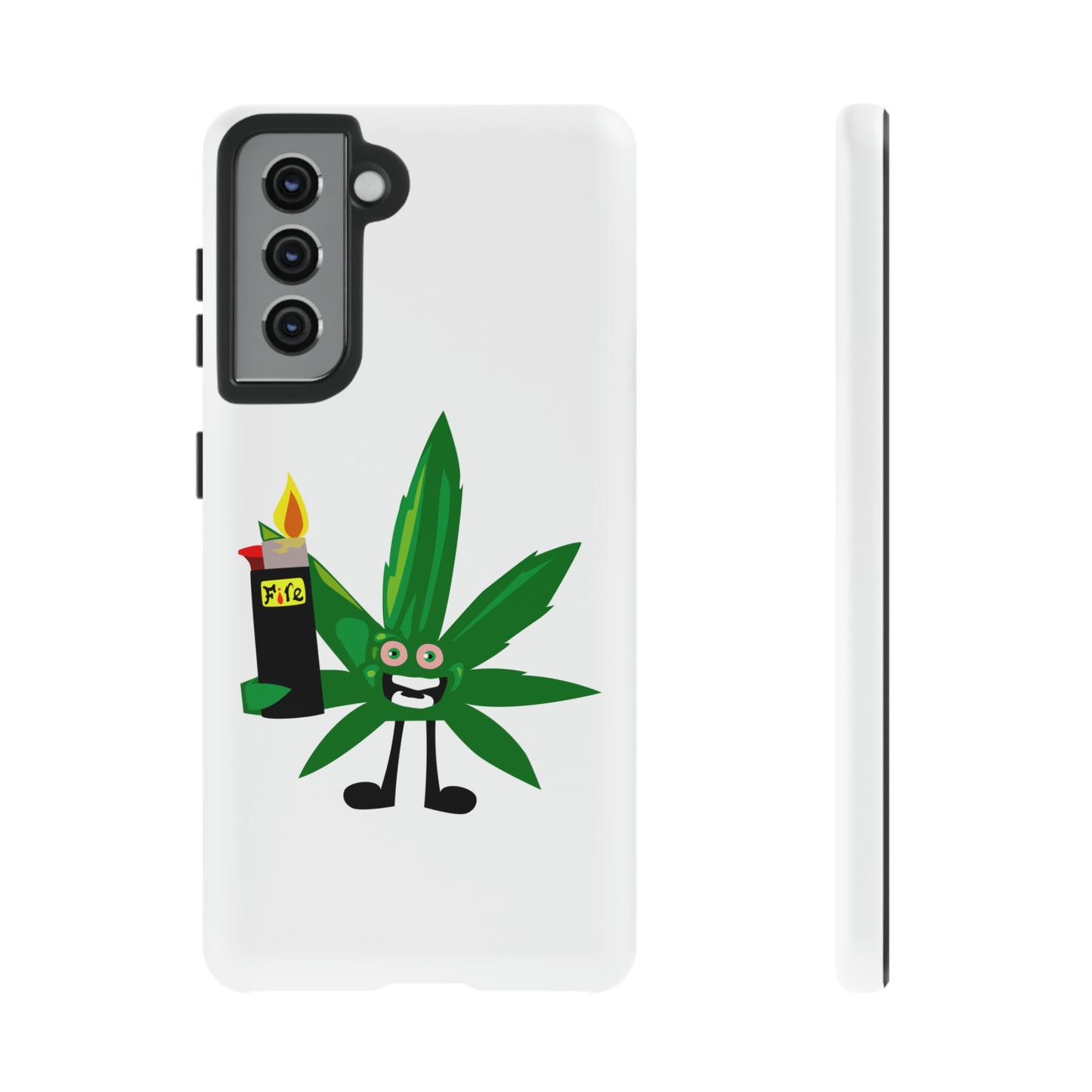 Weedy Boi Cannabis Cell Phone Case -- Rough and Tough Cover