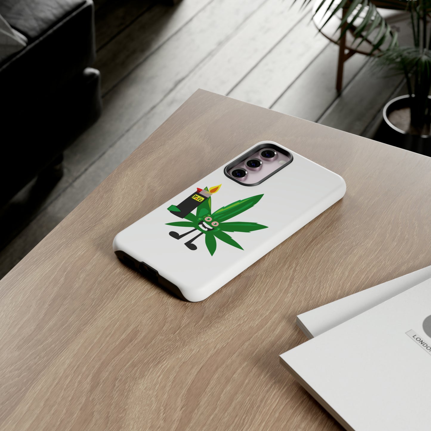 Weedy Boi Cannabis Cell Phone Case -- Rough and Tough Cover