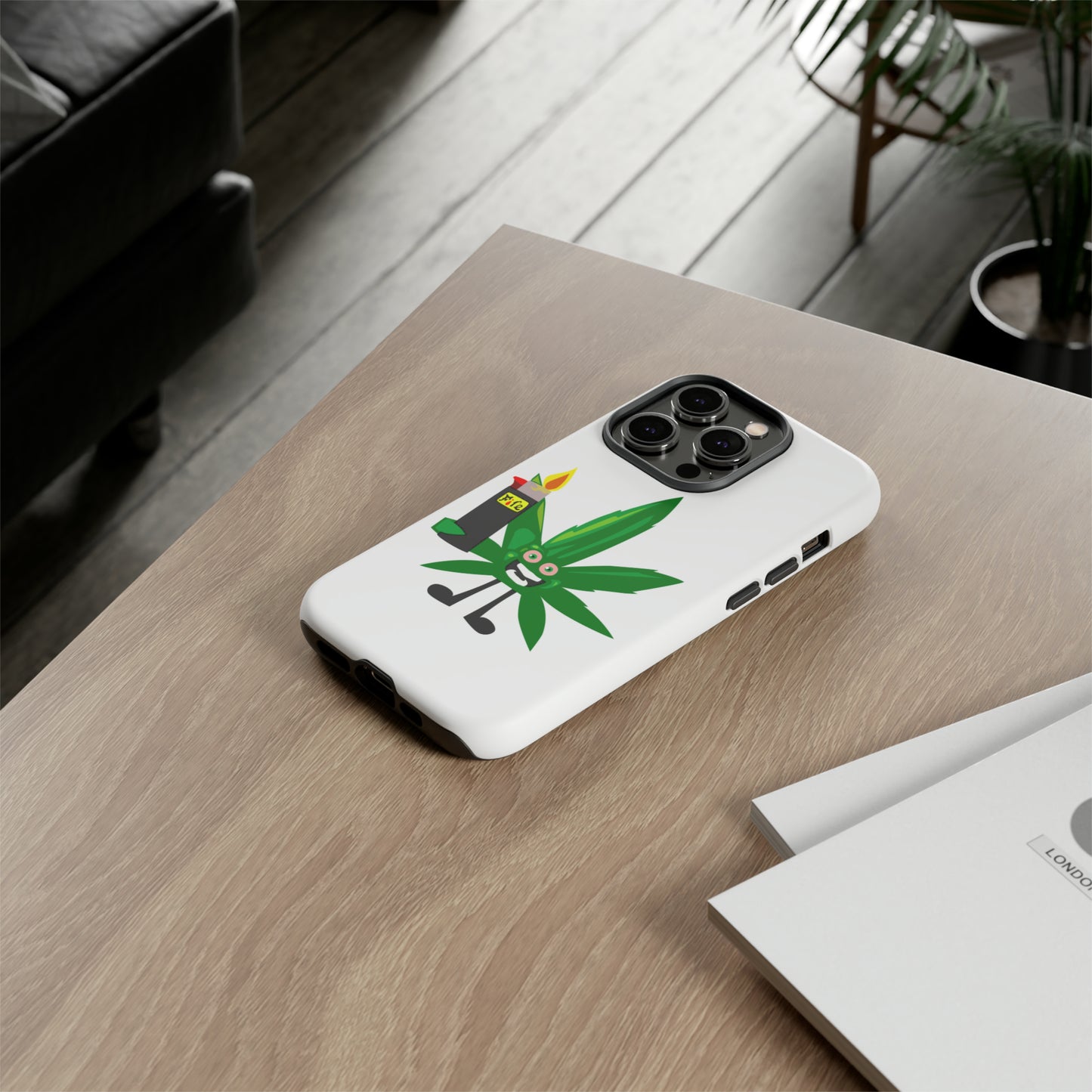 Weedy Boi Cannabis Cell Phone Case -- Rough and Tough Cover