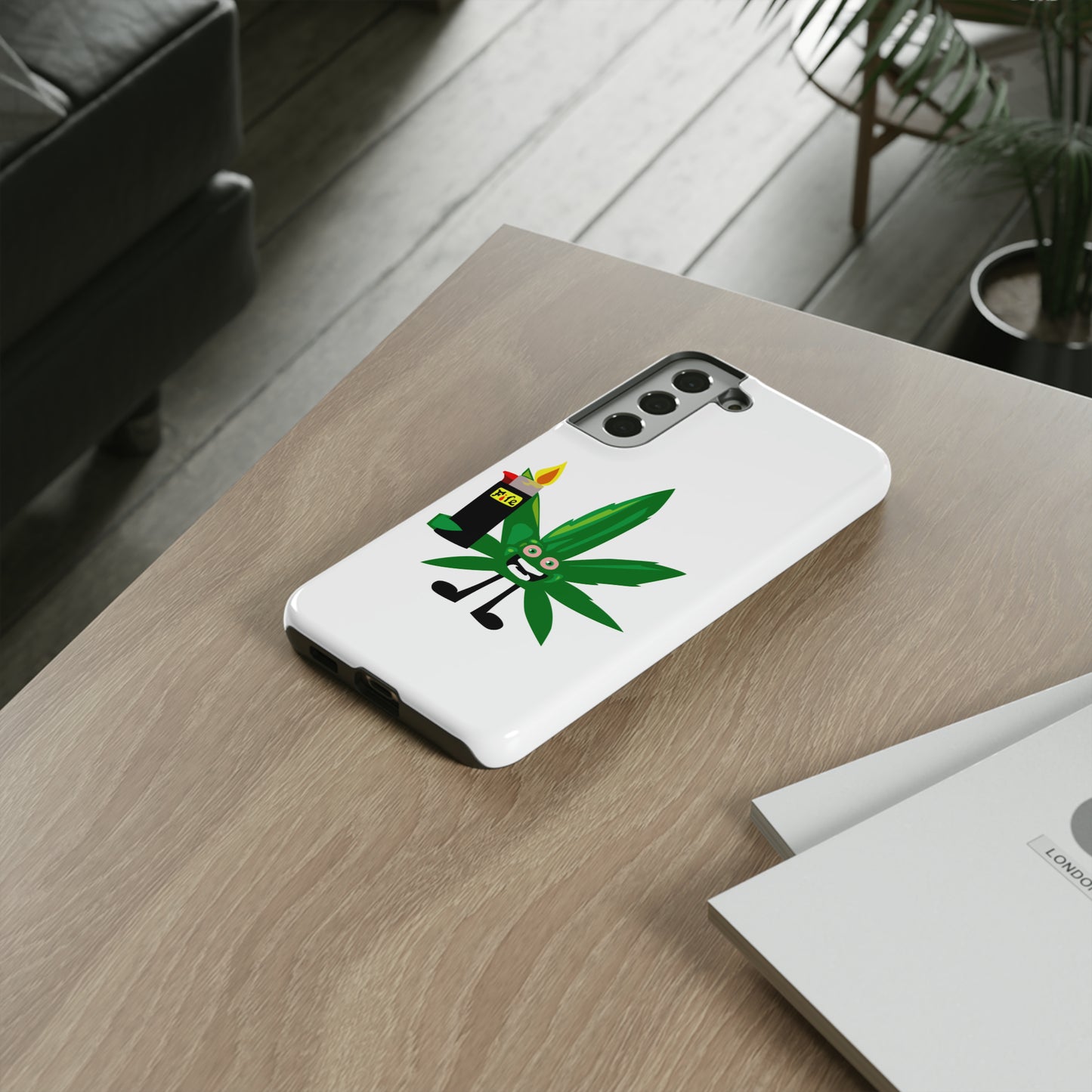 Weedy Boi Cannabis Cell Phone Case -- Rough and Tough Cover