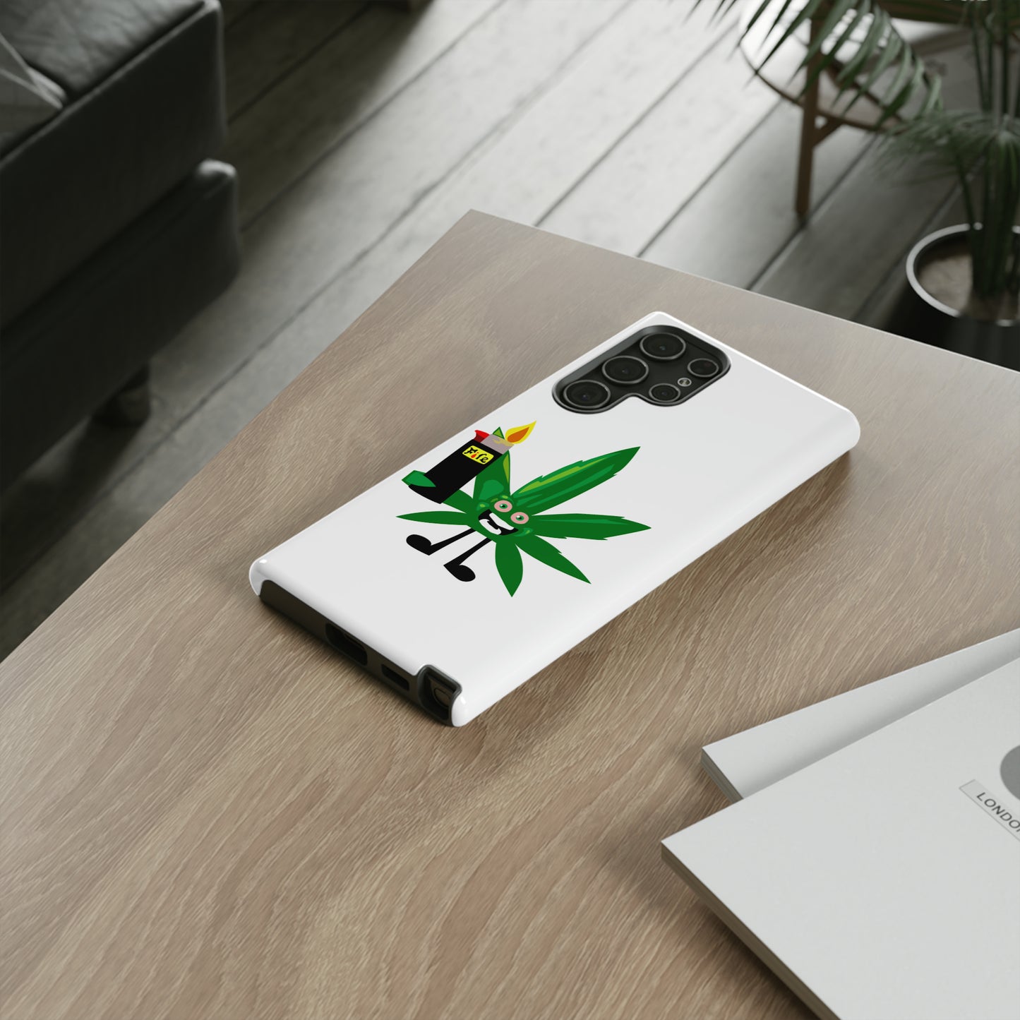 Weedy Boi Cannabis Cell Phone Case -- Rough and Tough Cover