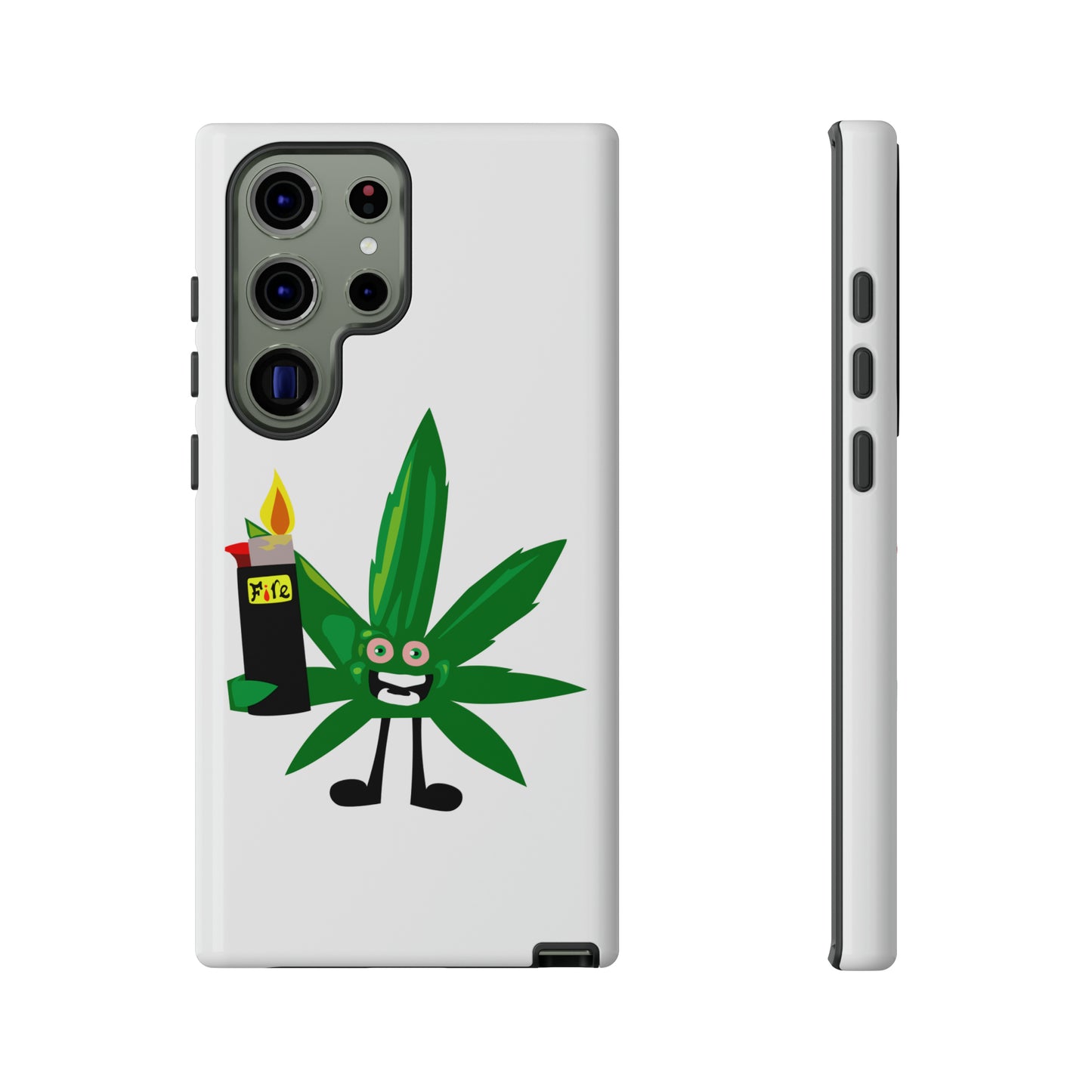 Weedy Boi Cannabis Cell Phone Case -- Rough and Tough Cover