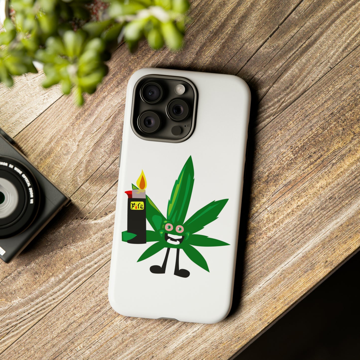 Weedy Boi Cannabis Cell Phone Case -- Rough and Tough Cover