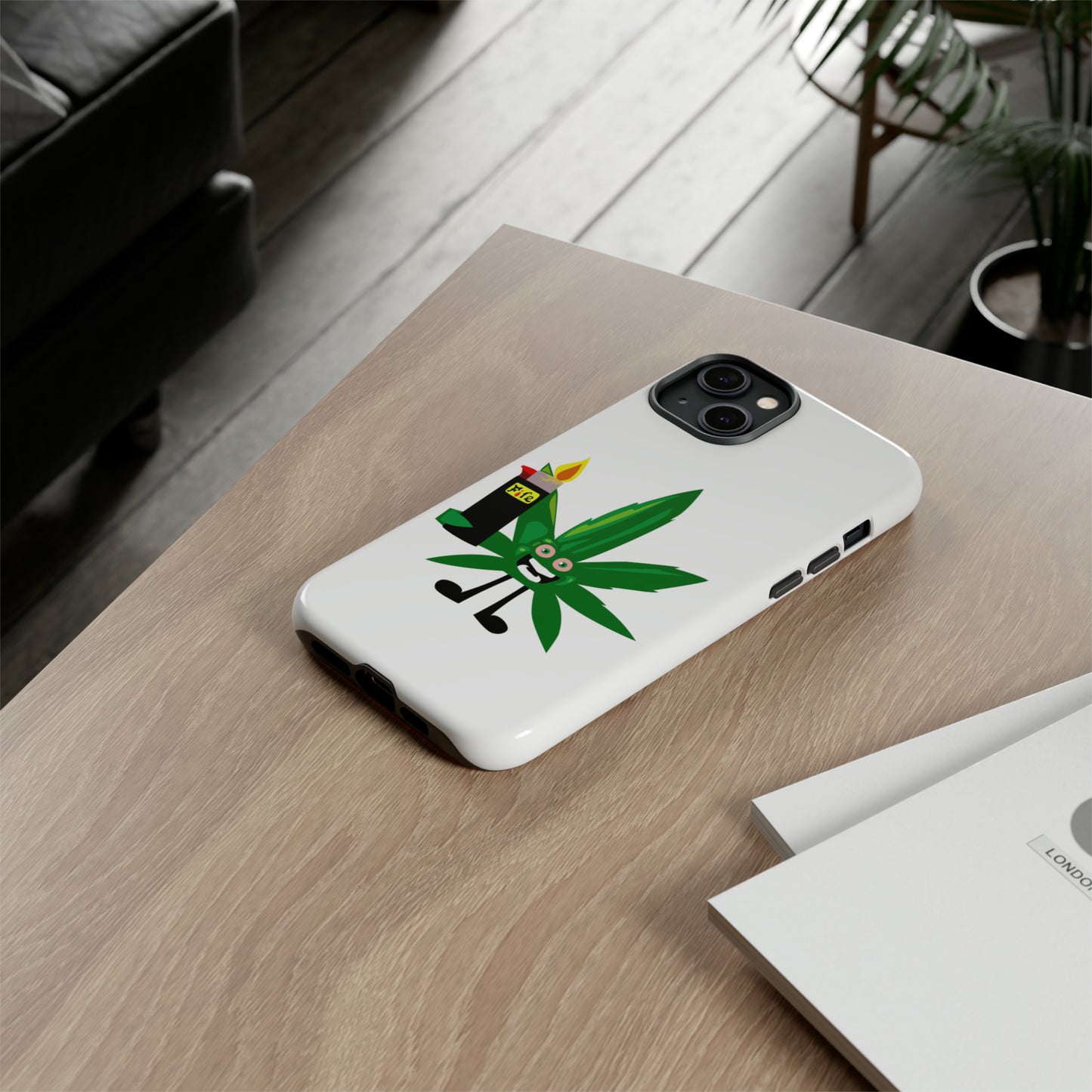 Weedy Boi Cannabis Cell Phone Case -- Rough and Tough Cover