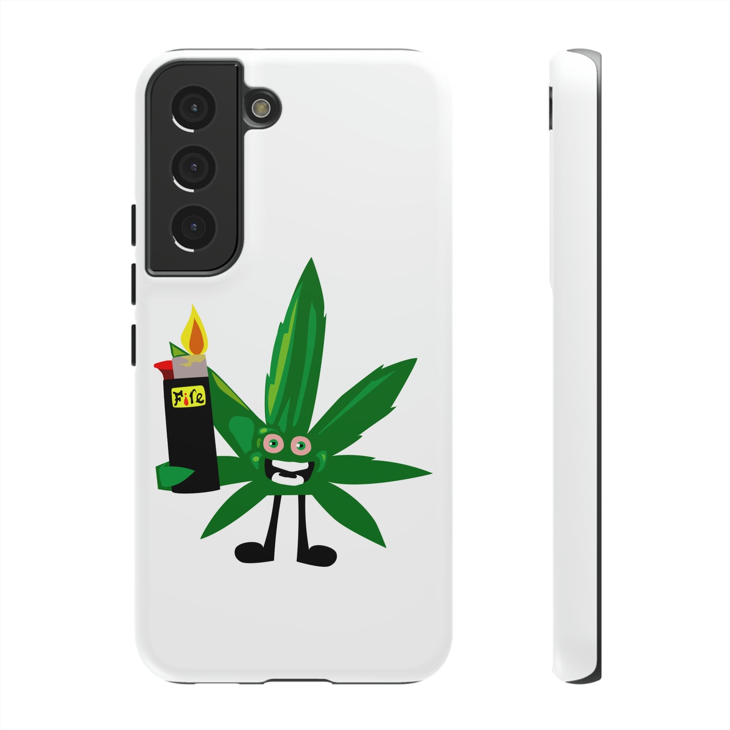 Weedy Boi Cannabis Cell Phone Case -- Rough and Tough Cover