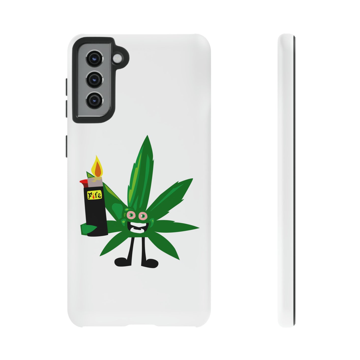 Weedy Boi Cannabis Cell Phone Case -- Rough and Tough Cover