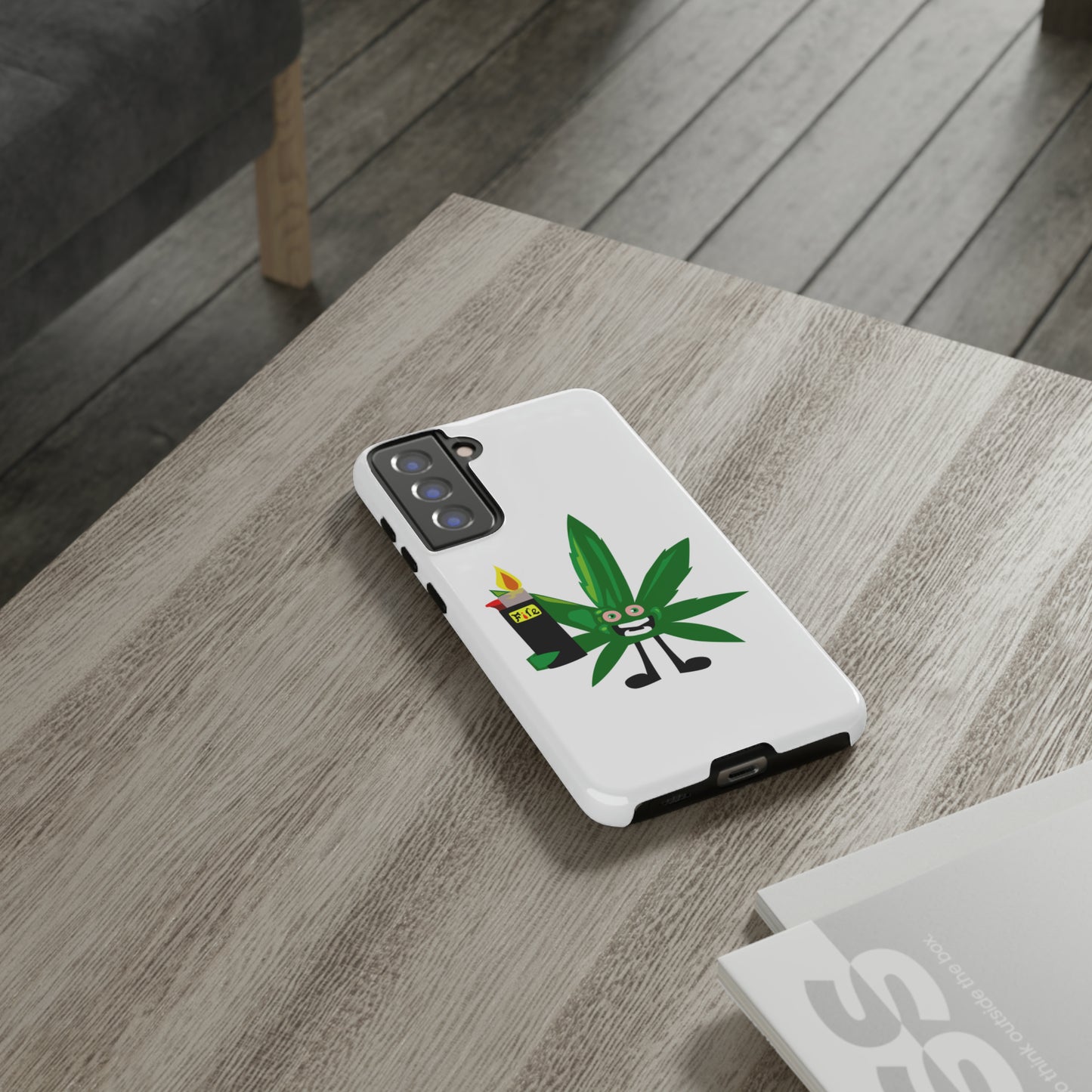 Weedy Boi Cannabis Cell Phone Case -- Rough and Tough Cover