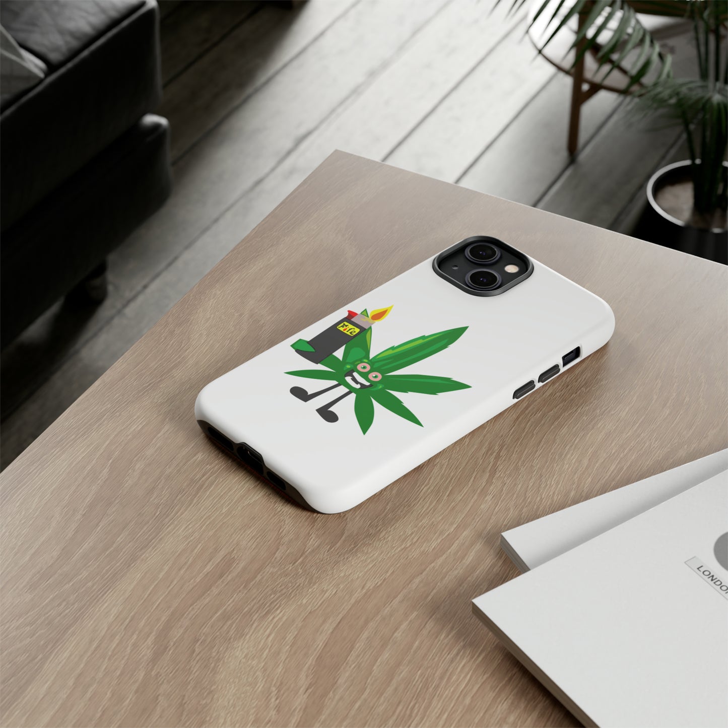 Weedy Boi Cannabis Cell Phone Case -- Rough and Tough Cover