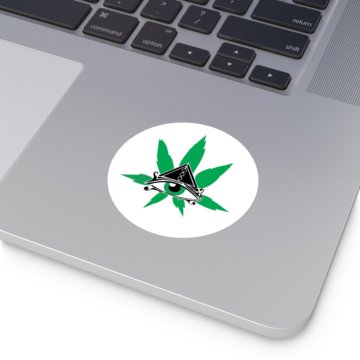 The Eye of Ra Third Eye Cannabis Leaf Indoor/Outdoor Sticker