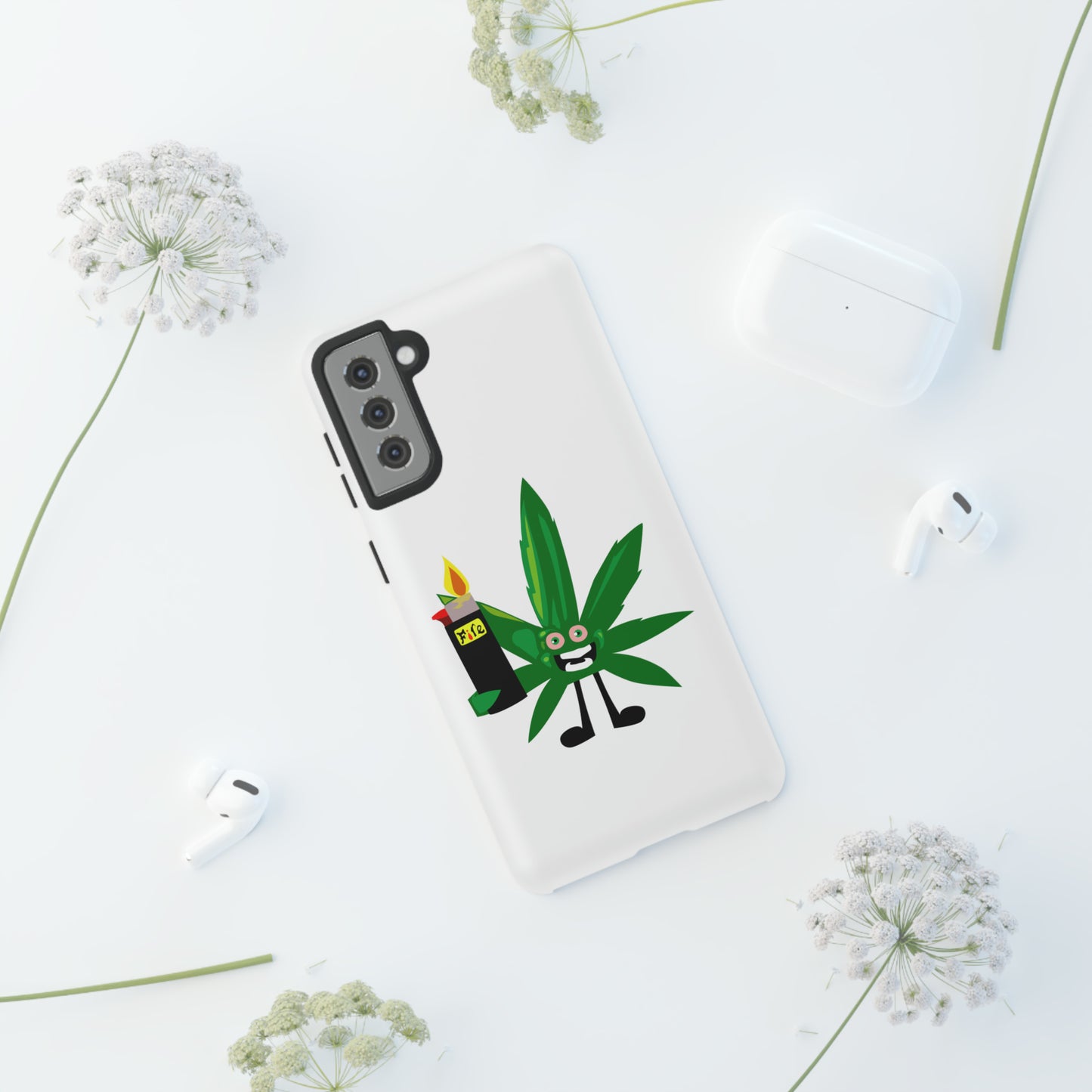 Weedy Boi Cannabis Cell Phone Case -- Rough and Tough Cover