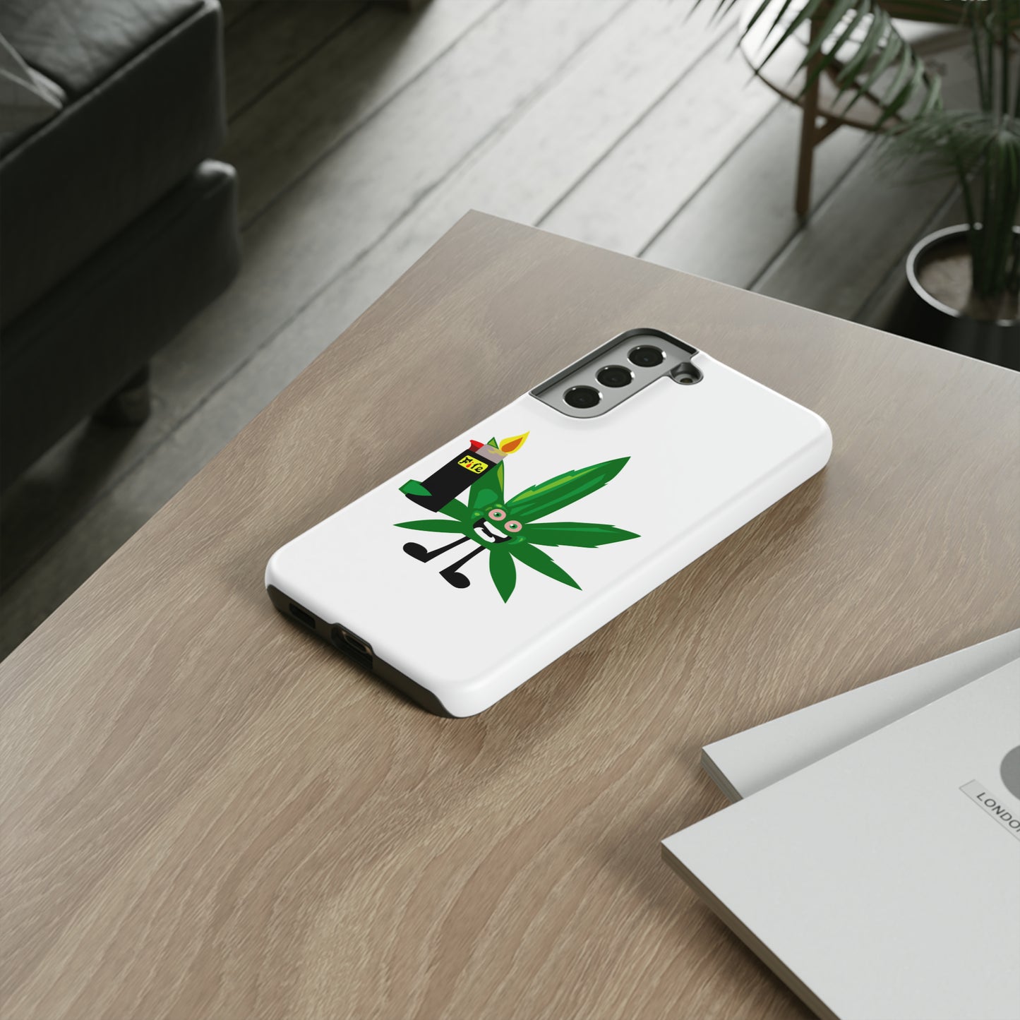 Weedy Boi Cannabis Cell Phone Case -- Rough and Tough Cover