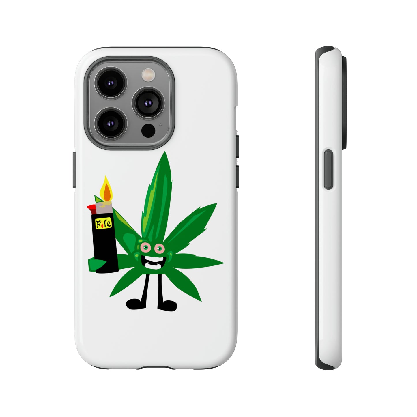 Weedy Boi Cannabis Cell Phone Case -- Rough and Tough Cover