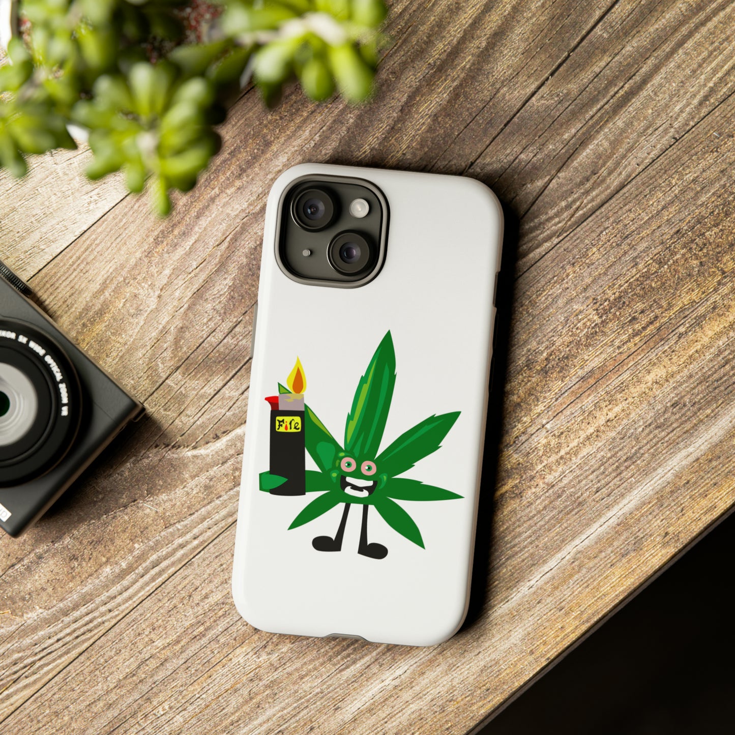 Weedy Boi Cannabis Cell Phone Case -- Rough and Tough Cover