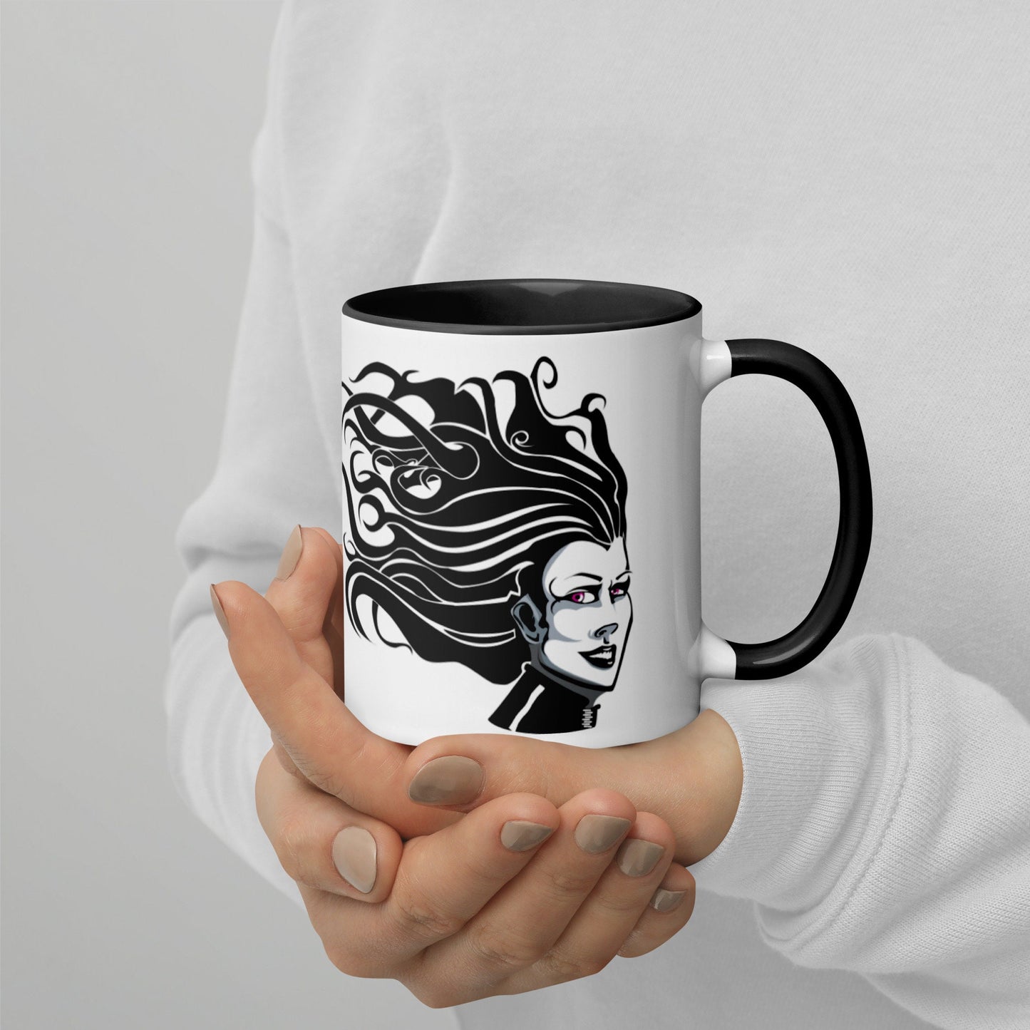 Witchy Medusa Colored Ceramic Coffee Mug