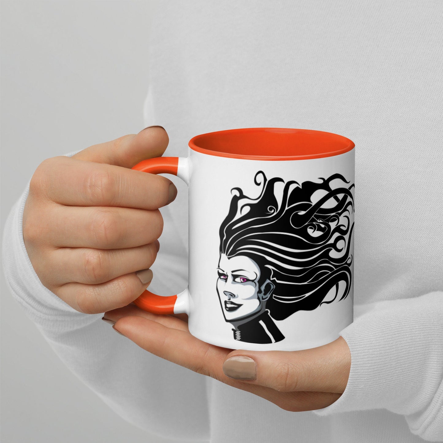 Witchy Medusa Colored Ceramic Coffee Mug