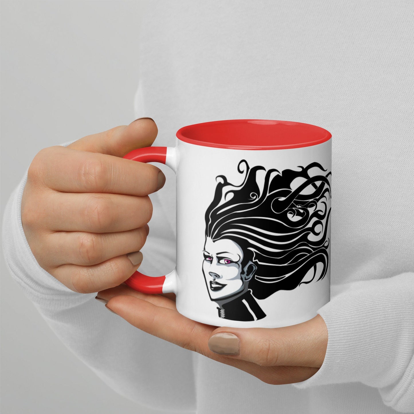 Witchy Medusa Colored Ceramic Coffee Mug