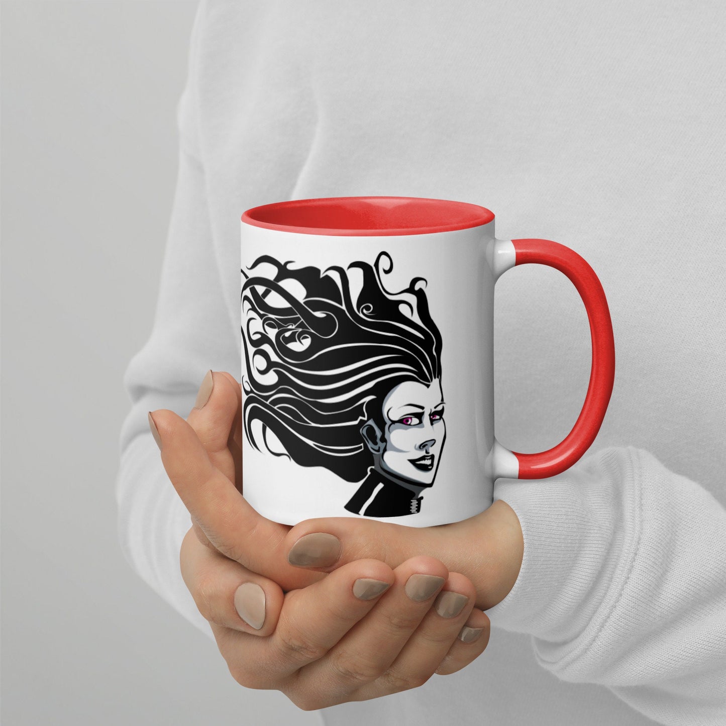 Witchy Medusa Colored Ceramic Coffee Mug