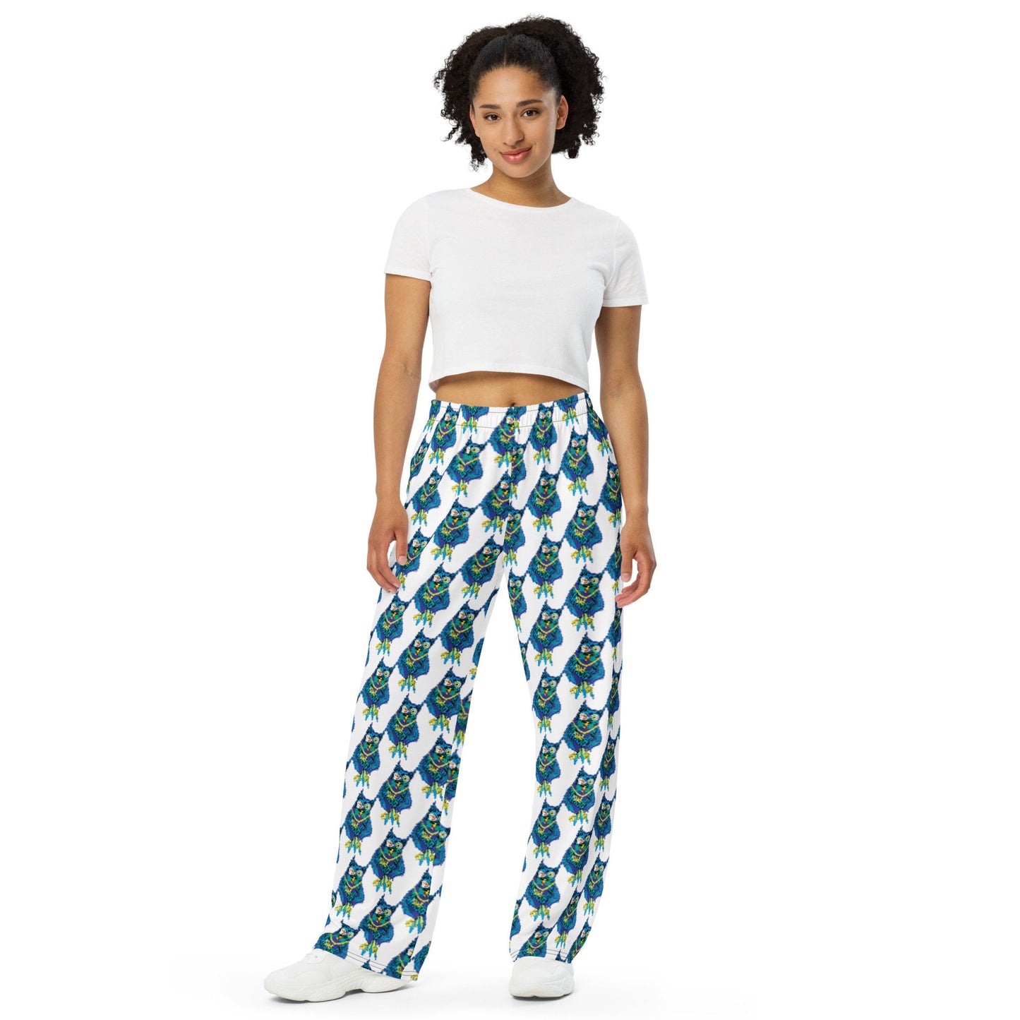 Trippy Wicked Owlz Printed Sleep Lounge Pajama Pants All-Over Print