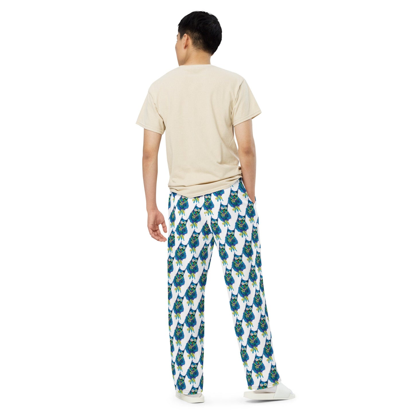 Trippy Wicked Owlz Printed Sleep Lounge Pajama Pants All-Over Print