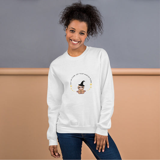 Slow Magick Flow Yoga Sloth Sweatshirt