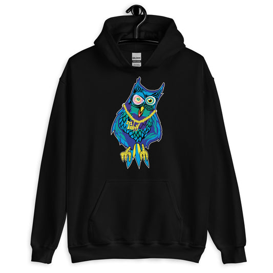 Wicked Owlz Trippy Heavyweight Sweatshirt Hoodie