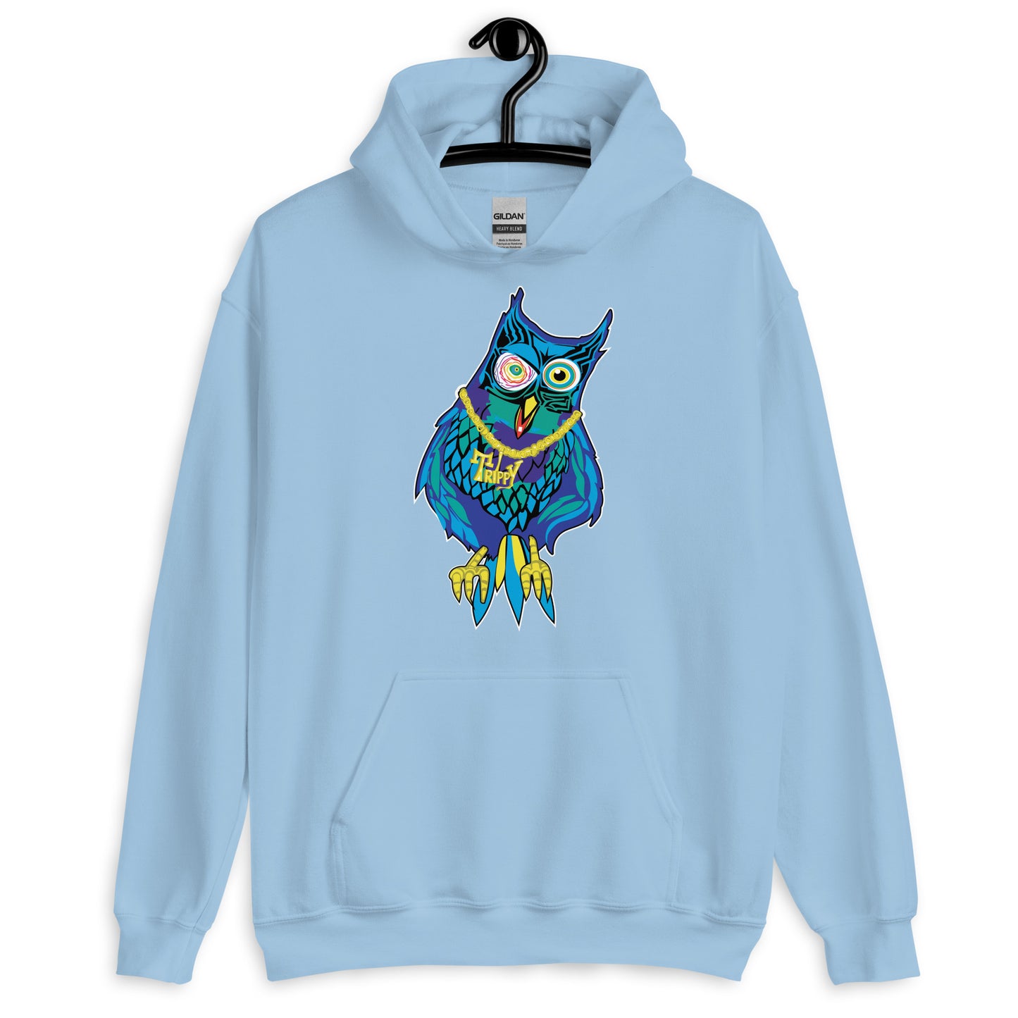 Wicked Owlz Trippy Heavyweight Sweatshirt Hoodie