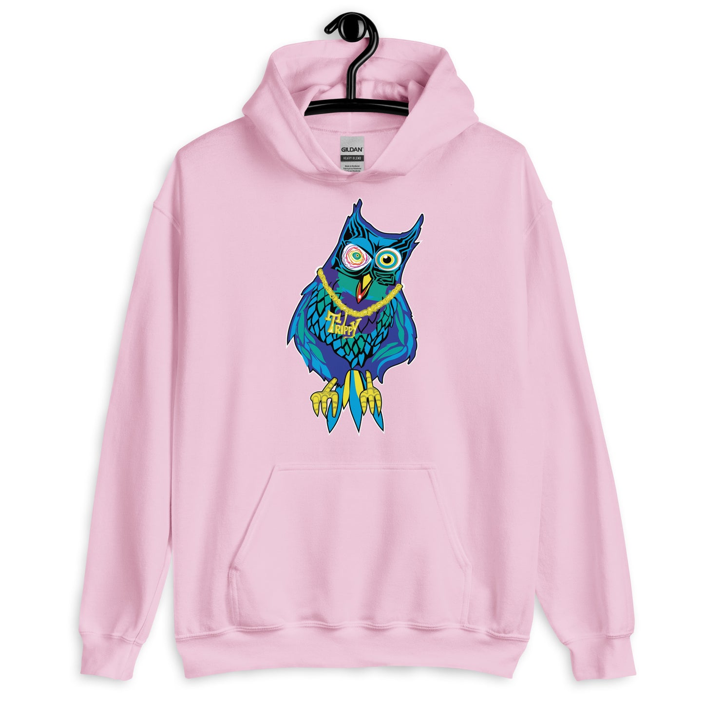 Wicked Owlz Trippy Heavyweight Sweatshirt Hoodie