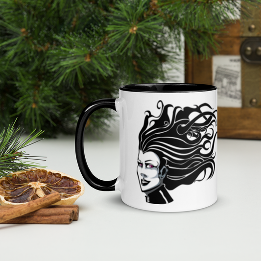 Witchy Medusa Ceramic Coffee Mug in Various Colors